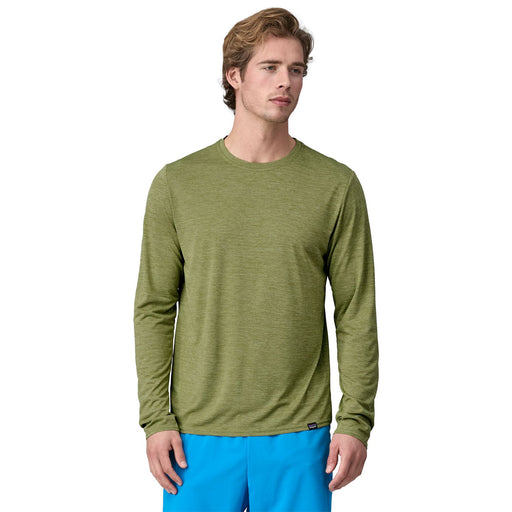 Patagonia Men's L/S Cap Cool Daily Shirt Buckhorn Green - Light Buckhorn Green X-Dye Image 02