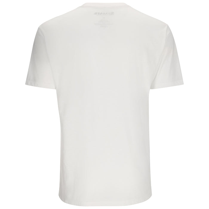 Simms Logo T-Shirt White Image 02