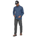 Patagonia Men's Early Rise Stretch Shirt On the Fly: Anacapa Blue Image 02
