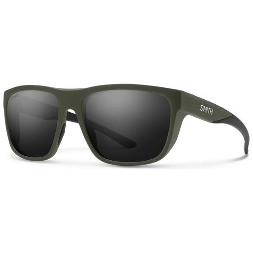 Smith Barra Sunglasses Matte Moss ChromaPop Polarized Black
