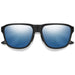 Smith Embark Sunglasses Matte Black ChromaPop Polarized Blue Mirror