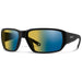 Smith Hookset ChromaPop Sunglasses Matte Black ChromaPop Glass Polarchromic Yellow Blue Mirror