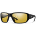 Smith Hookset ChromaPop Sunglasses Matte Black ChromaPop Glass Polarized Low Light Yellow