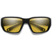 Smith Hookset ChromaPop Sunglasses Matte Black ChromaPop Glass Polarized Low Light Yellow