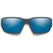 Smith Hookset ChromaPop Sunglasses Matte Slate ChromaPop Glass Polarized Blue Mirror