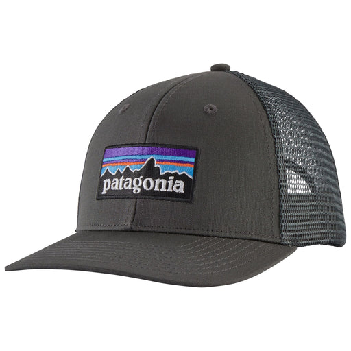 Patagonia P 6 Logo Trucker Hat Forge Grey Image 01