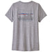Patagonia Womens Cap Cool Daily Graphic Shirt '73 Skyline: Feather Grey Image 01