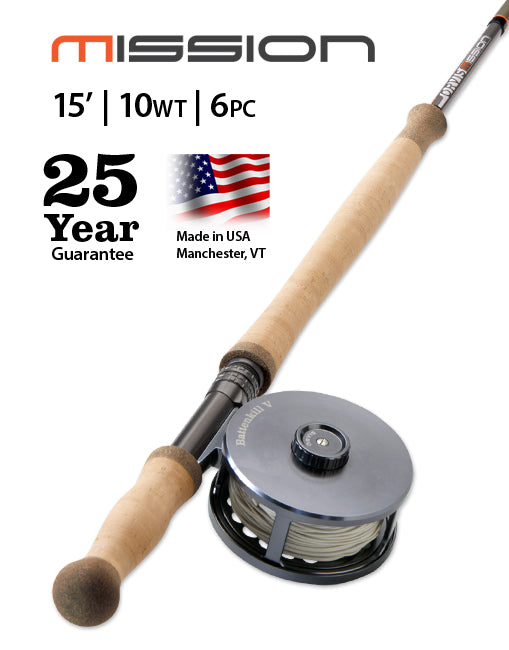 Orvis Mission 15'0 10wt 6pc Fly Rod
