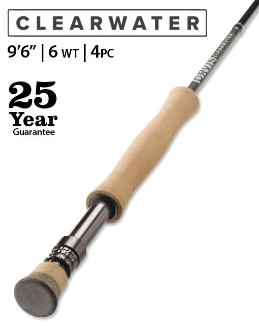Orvis Clearwater 9'6" 6wt 4pc Fly Rod