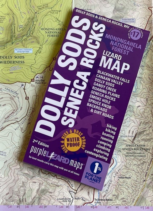 Purple Lizard Map - Dolly Sods/Seneca Rocks 2nd Edition