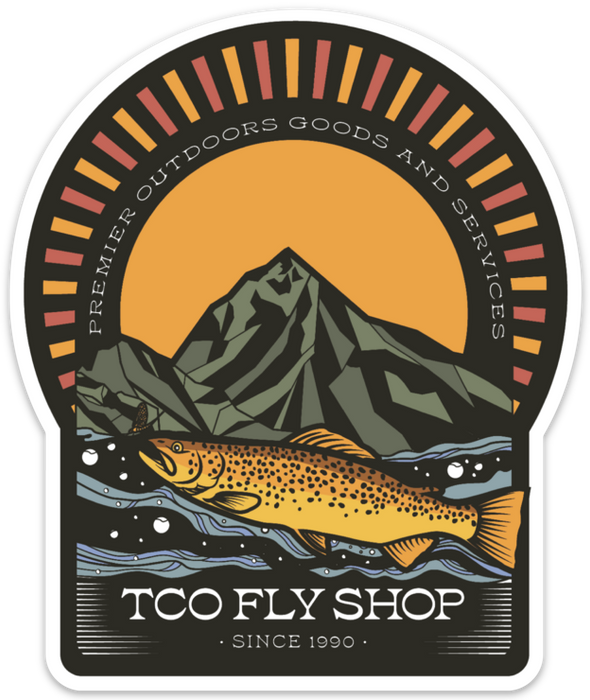 TCO Sticker Rising Mountain Trout