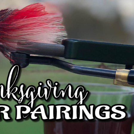 The only beer you should be drinking while tying this Thanksgiving...