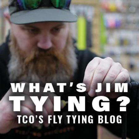 Whats Jim Tying - Peach Jig Bugger