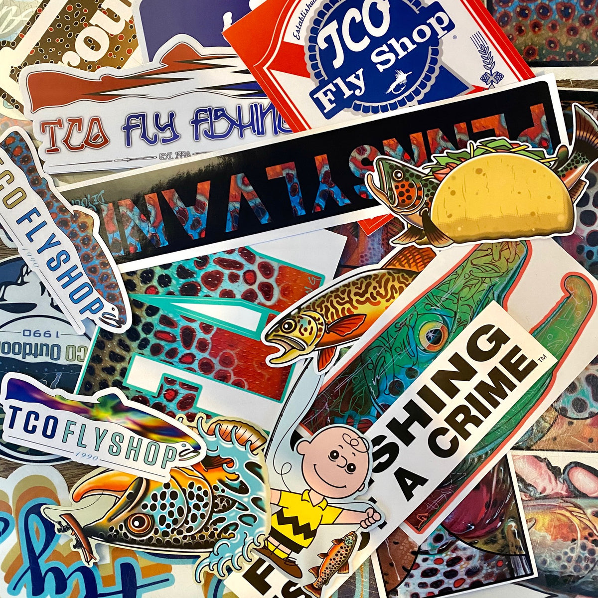 Fly Fishing Box Sticker Fly Fishing Stickers — TCO Fly Shop