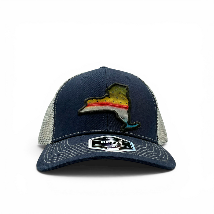 New York Custom Painted Steelhead Hat