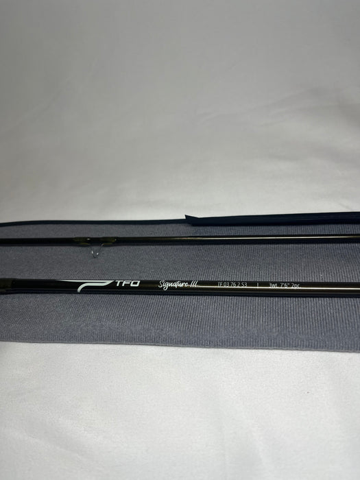 Used Rod - TFO Signature III 7' 6" 3wt- Fly Rod