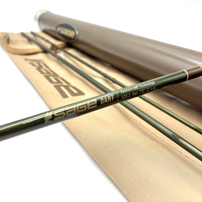 Used Rod - Sage Dart 7'6" 4wt - 3 Piece Fly Rod