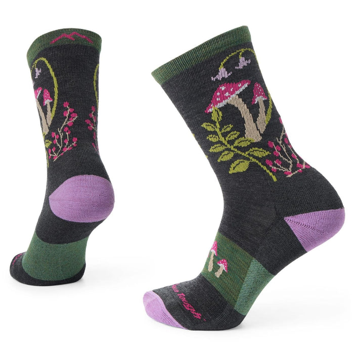 Darn Tough Womens Mellow Mushrooms Micro Crew Lightweight Cushion Hiking Socks