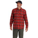Simms ColdWeather Long Sleeve Shirt Sale Cutty Red Asym Ombre Plaid Image 02