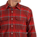 Simms ColdWeather Long Sleeve Shirt Sale Cutty Red Asym Ombre Plaid Image 04
