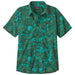 Patagonia Men's Go To Shirt Cliffs and Waves: Conifer Green Image 01
