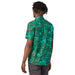 Patagonia Men's Go To Shirt Cliffs and Waves: Conifer Green Image 04