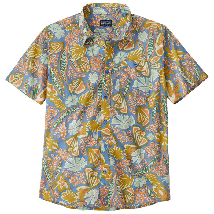 Patagonia Men's Go-To Shirt Flourish: Abundant Blue Image 01