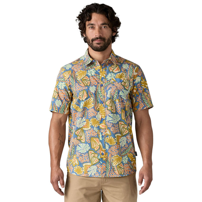 Patagonia Men's Go-To Shirt Flourish: Abundant Blue Image 02