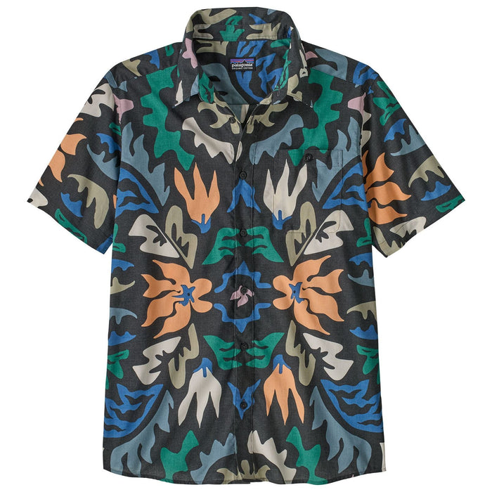 Patagonia Men's Go To Shirt Kaleido: Black