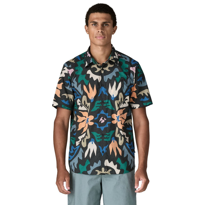 Patagonia Men's Go To Shirt Kaleido: Black