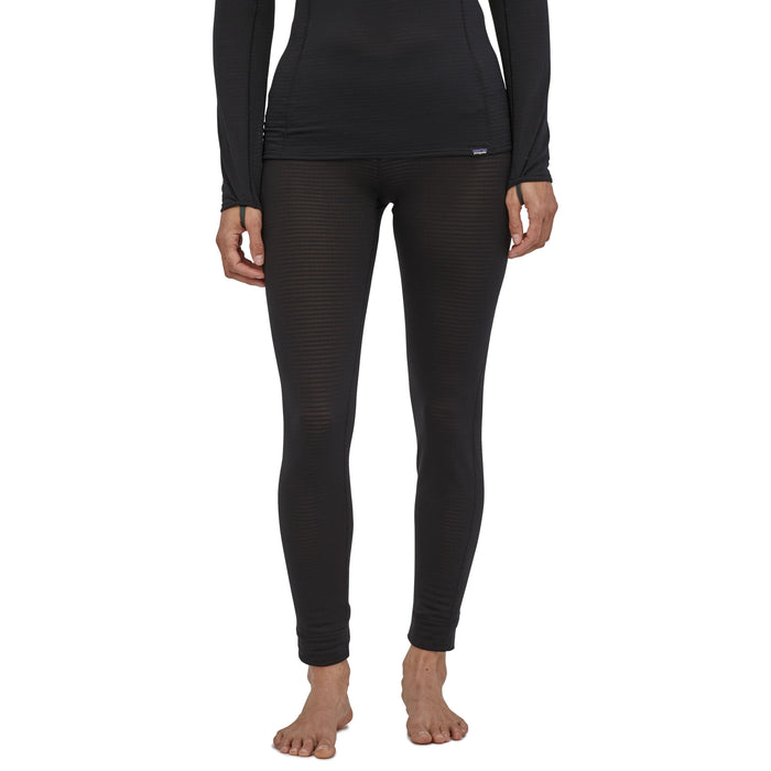 Patagonia Women's Cap Thermal Weight Bottoms Black Image 02