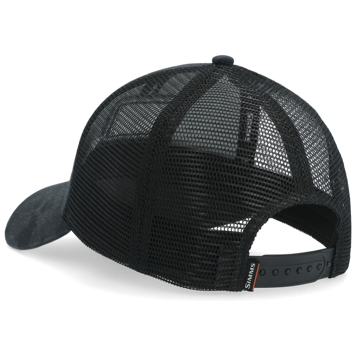 Simms Trout Icon Trucker Cap Regiment Camo Carbon 02