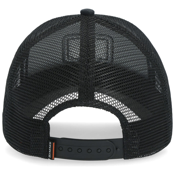 Simms Trout Icon Trucker Cap Regiment Camo Carbon 03