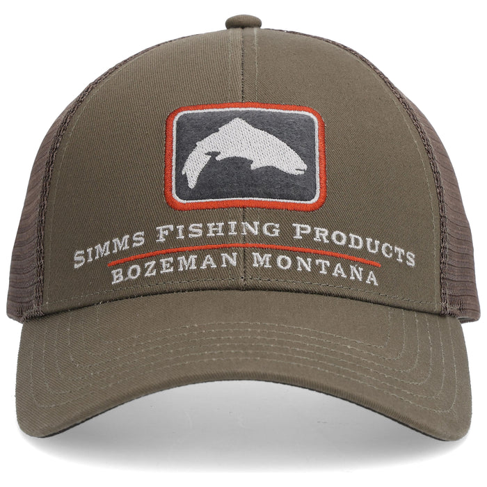 Simms Trout Icon Trucker Cap — TCO Fly Shop