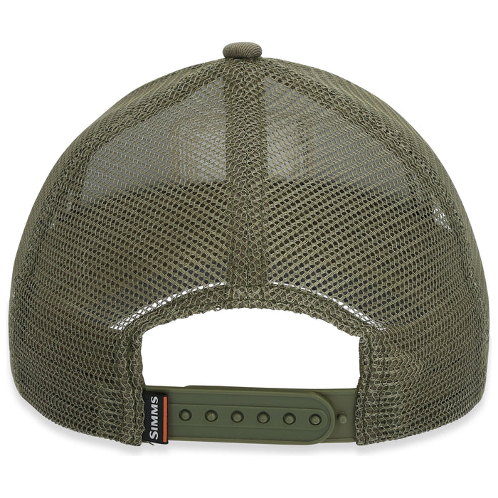 Simms Trout Icon Trucker Cap Riffle Green Image 03