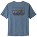 Patagonia Men's Cap Cool Daily Graphic Shirt '73 Skyline: Utility Blue X-Dye Image 01