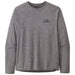 Patagonia Men's L/S Cap Cool Daily Graphic Shirt '73 Skyline: Feather Grey Image 02