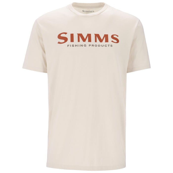 Simms Men's Logo T-Shirt Natural Image 01