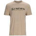 Simms Logo T-Shirt RC Olive Drab/Oatmeal Heather Image 01