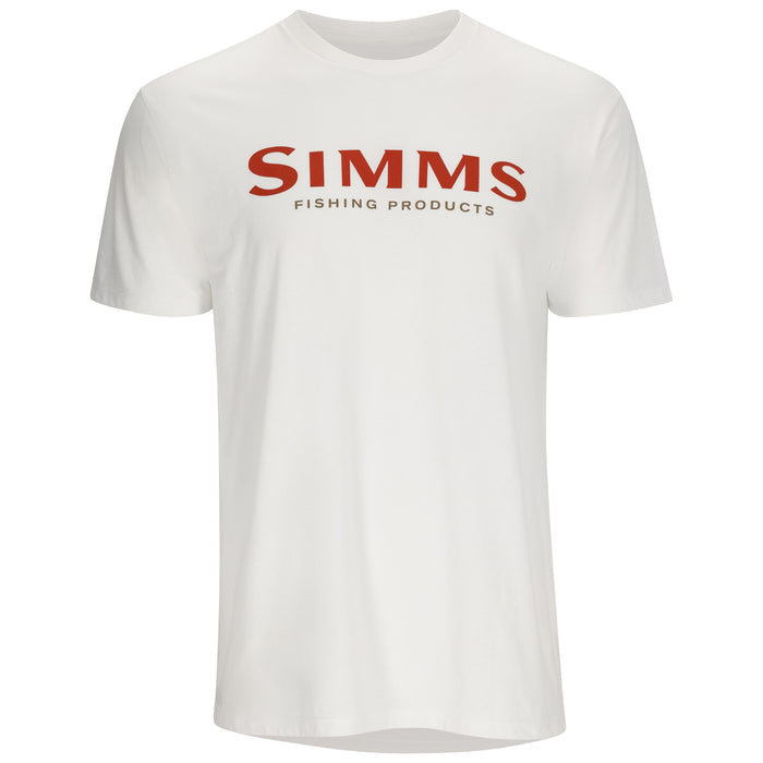 Simms Logo T-Shirt White Image 01