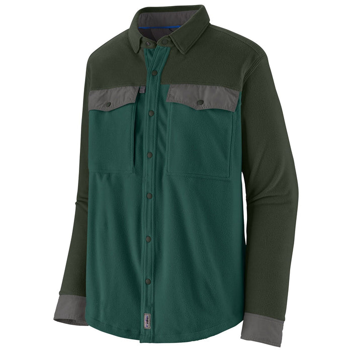 Patagonia Men's Long-Sleeved Early Rise Snap Shirt Cascade Green Image 01