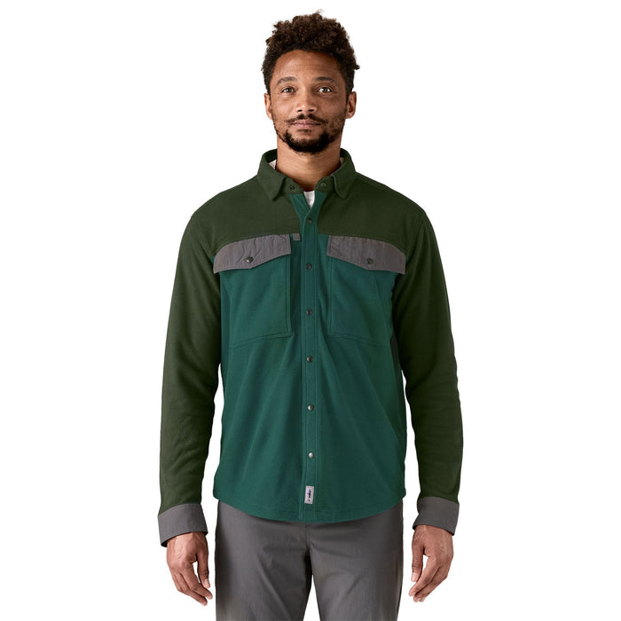 Patagonia Men's Long-Sleeved Early Rise Snap Shirt Cascade Green Image 02