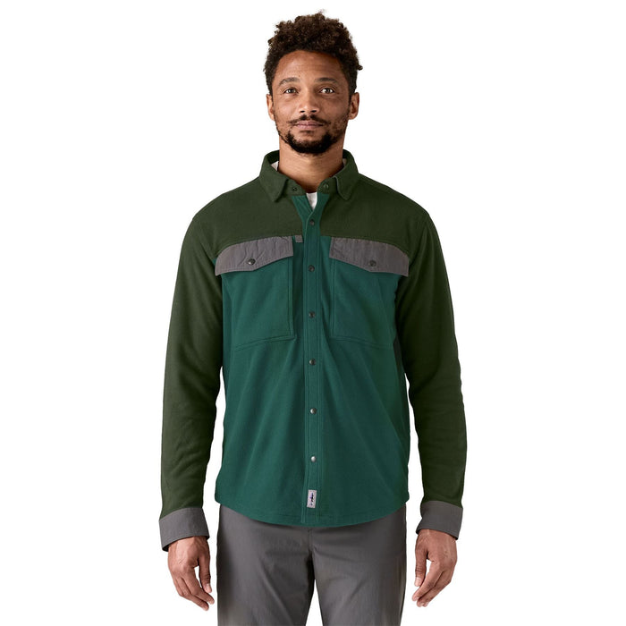 Patagonia Men's Long-Sleeved Early Rise Snap Shirt Cascade Green Image 02