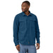 Patagonia Men's Longsleeve Early Rise Snap Shirt Lagom Blue Image 03