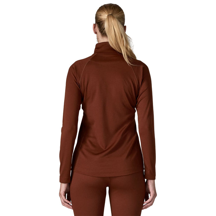 Patagonia Women's Cap Mid Weight Zip Neck Dried Vanilla Image 03