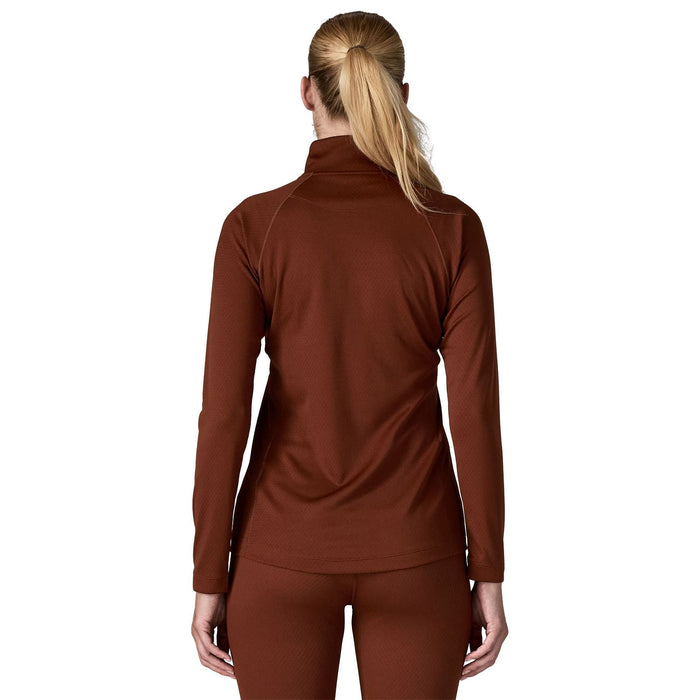 Patagonia Women's Cap Mid Weight Zip Neck Dried Vanilla Image 03
