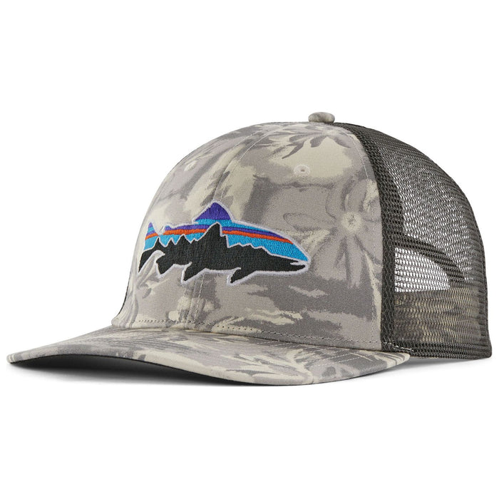 Patagonia Fitz Roy Trout Trucker Hat Cliffs and Waves: Natural Image 01