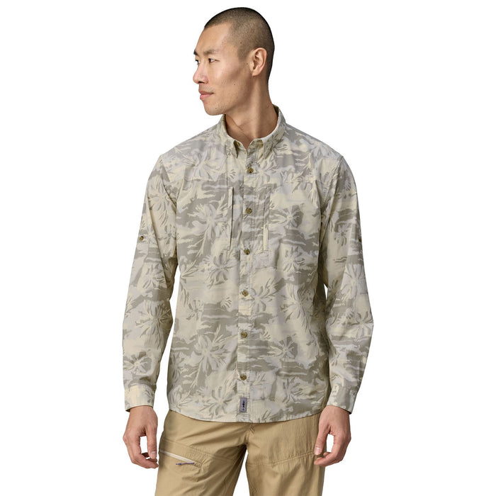 Patagonia Men's L/S Sun Stretch Shirt Cliffs and Waves: Natural Image 02