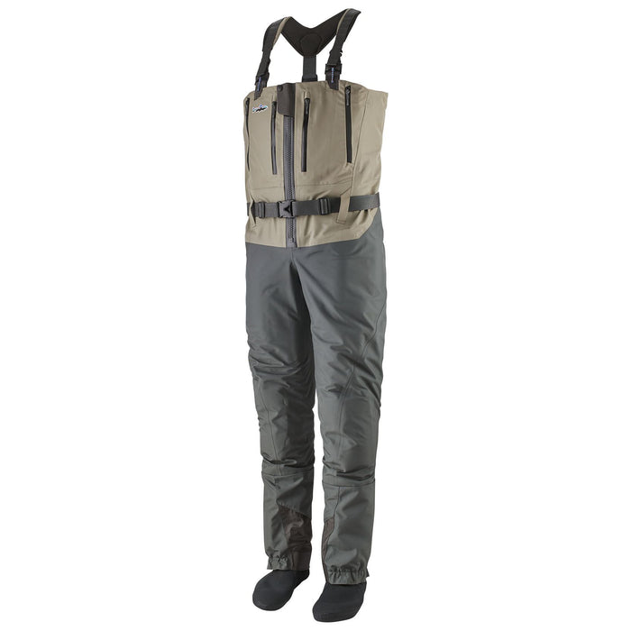 Patagonia Swiftcurrent Expedition Zip Front Waders River Rock Green Image 01