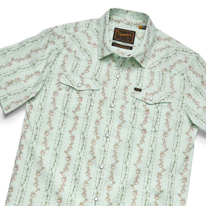 Howler Brothers H Bar B Snapshirt Hibiscus Ribbons : Mint Image 02